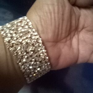 Vintage Shimmering Silver Bracelet